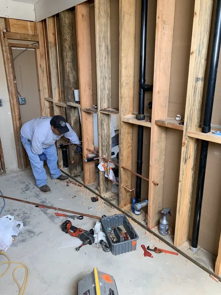 Commercial rough-in plumbing for Water Heater Replacement in Hinsdale Timber Lake Estates